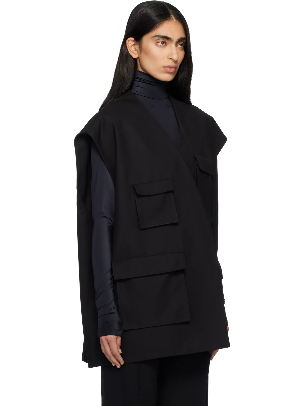 MARIE ADAM-LEENAERDT Utilitary Tailoring ベスト - 画像2