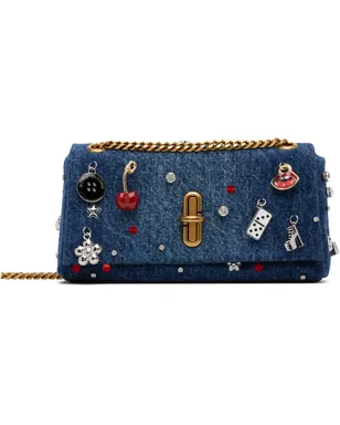 Marc Jacobs 'The Trinket Charm Denim Dual Chain Mini' バッグ - サムネイル1