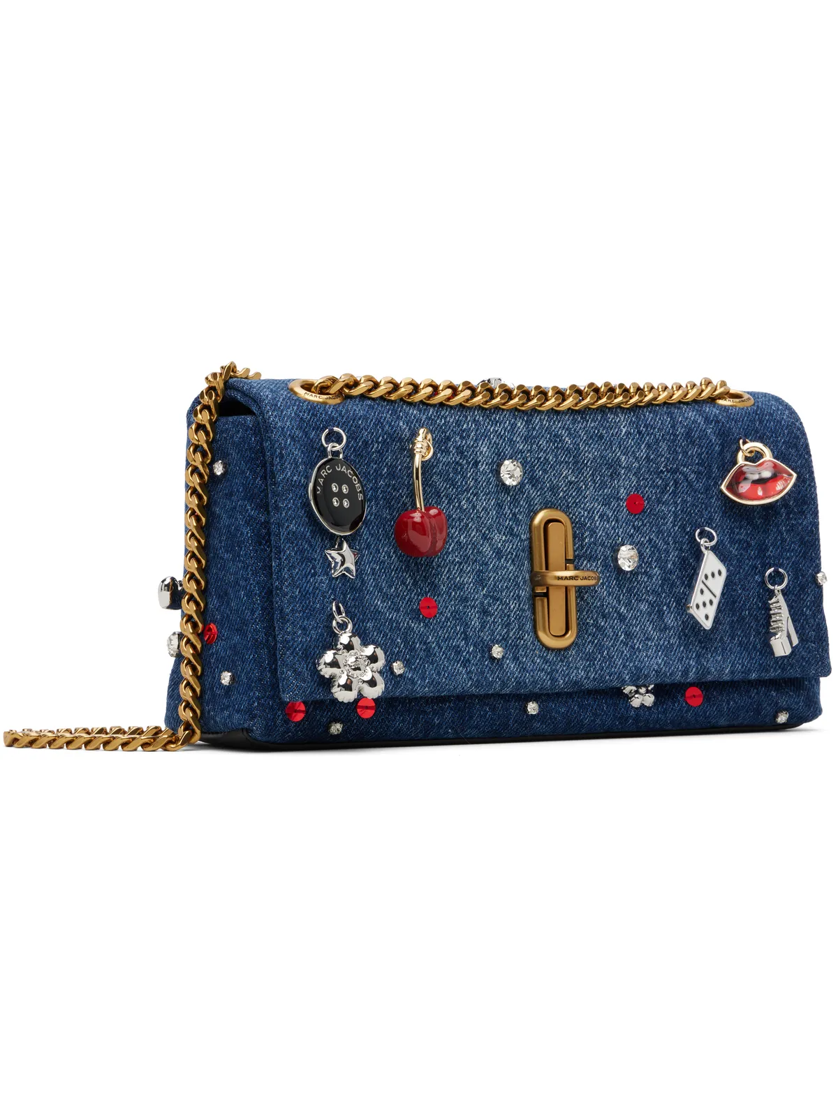 Marc Jacobs 'The Trinket Charm Denim Dual Chain Mini' バッグ - 画像2