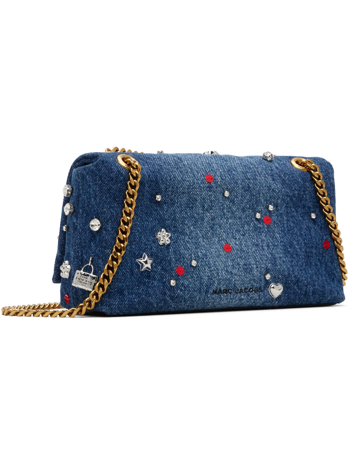 Marc Jacobs 'The Trinket Charm Denim Dual Chain Mini' バッグ - 画像3