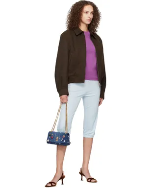 Marc Jacobs 'The Trinket Charm Denim Dual Chain Mini' バッグ - サムネイル4