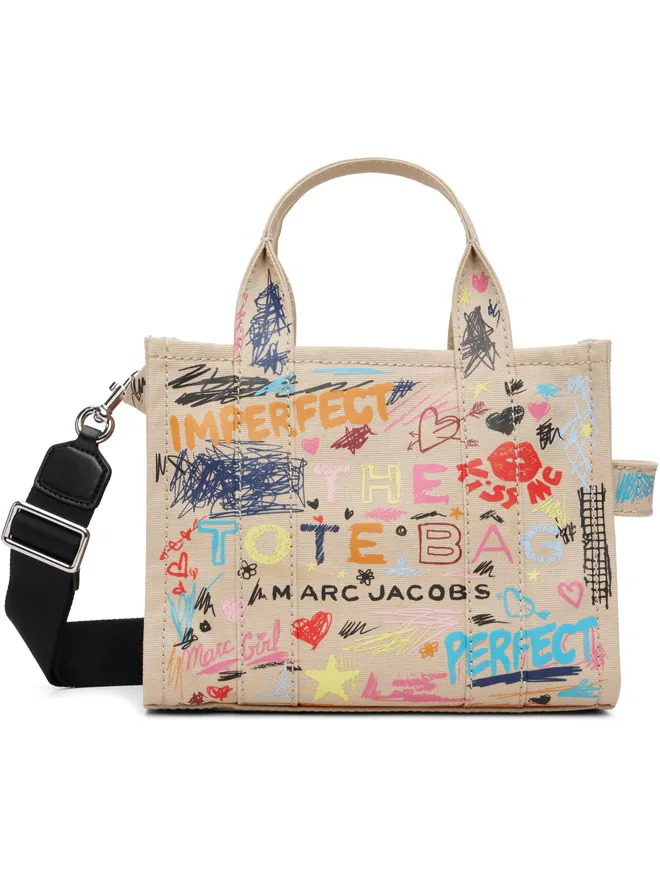 Marc Jacobs Marc Jacobs 'The Punk Scribble Canvas Small' トートバッグの商品画像