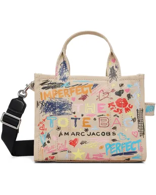 Marc Jacobs 'The Punk Scribble Canvas Small' トートバッグ - サムネイル1