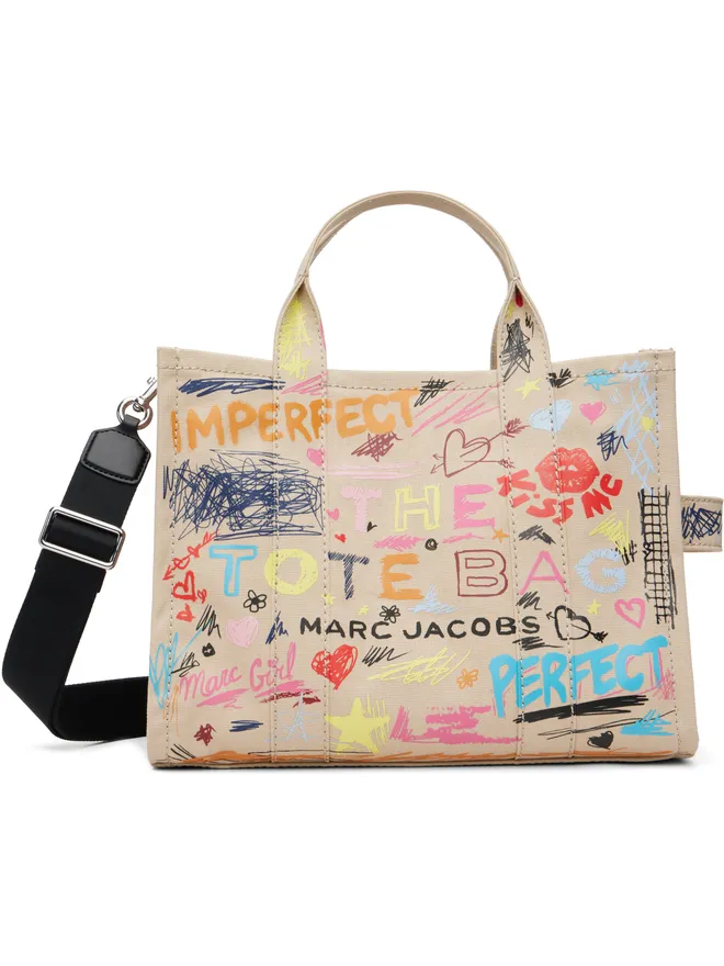 Marc Jacobs Marc Jacobs 'The Punk Scribble Canvas Medium' トートバッグの商品画像