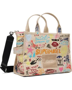 Marc Jacobs 'The Punk Scribble Canvas Medium' トートバッグ - サムネイル3