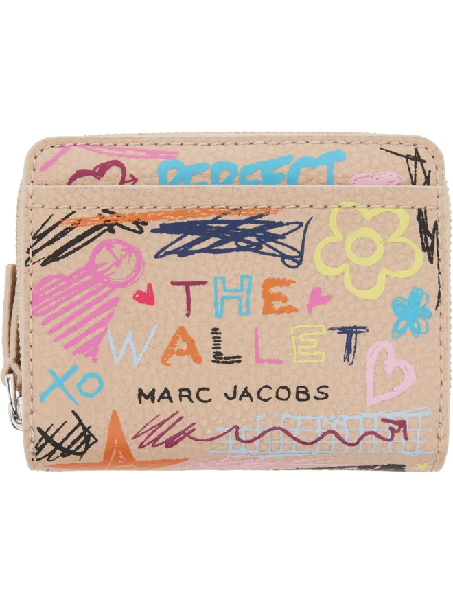 Marc Jacobs Marc Jacobs 'The Punk Scribble Mini Compact' 財布の商品画像