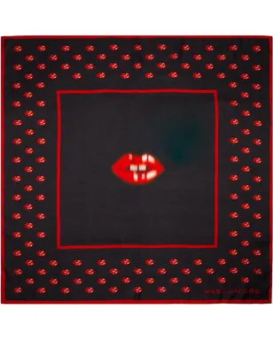 Marc Jacobs Blurred Lips スクエア スカーフ - サムネイル1