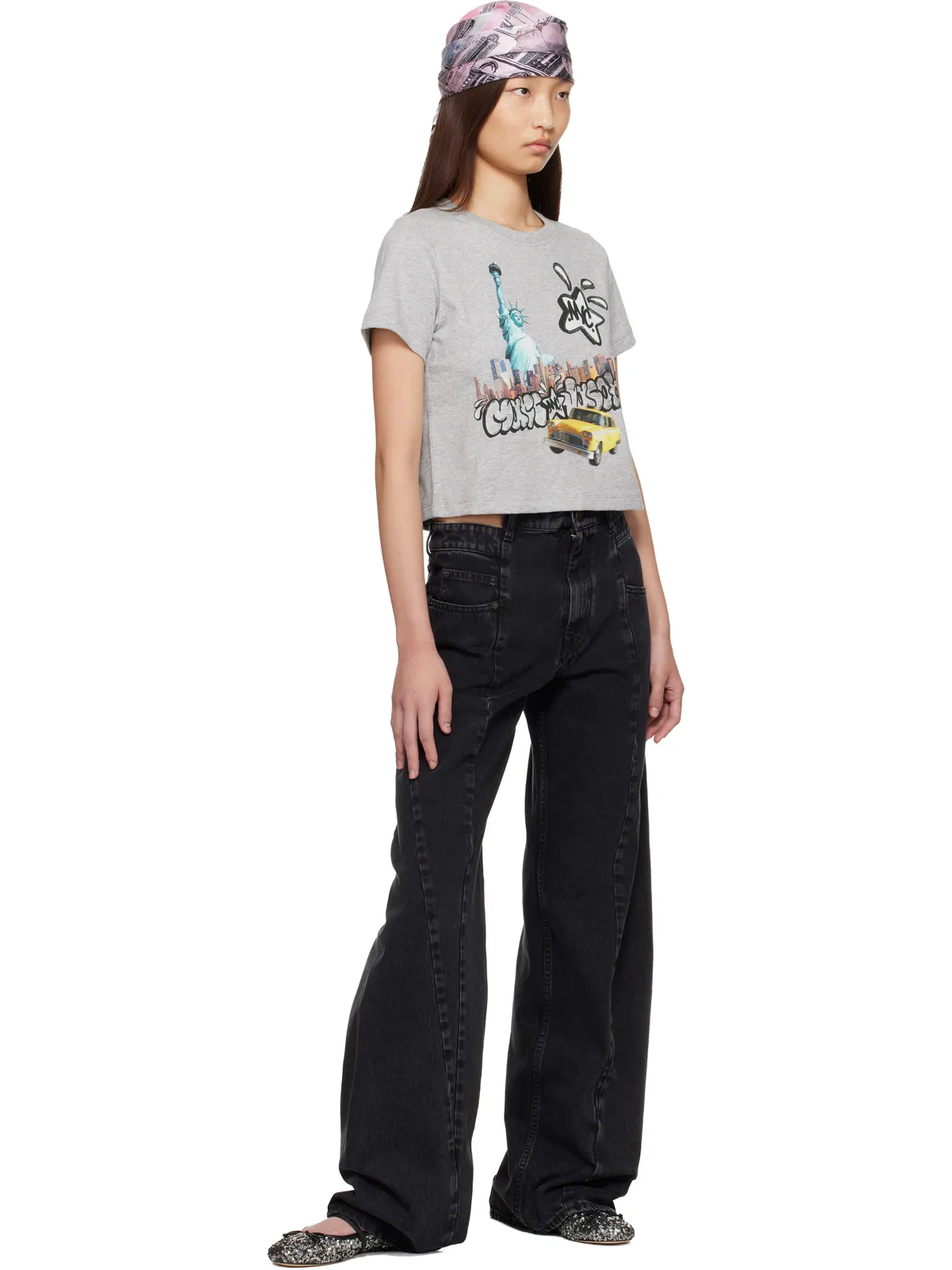 Marc Jacobs SSENSE限定 'The Paris Silk' City スカーフ - 画像2