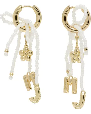 Marc Jacobs 'The Beaded MJ' ピアス - サムネイル1
