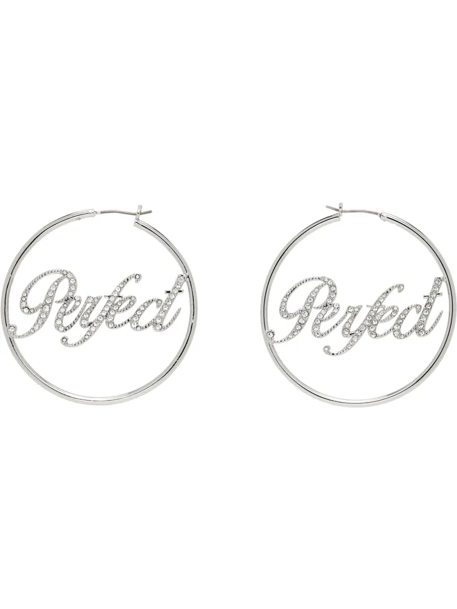 Marc Jacobs Marc Jacobs 'The Perfect Pave' フープピアスの商品画像