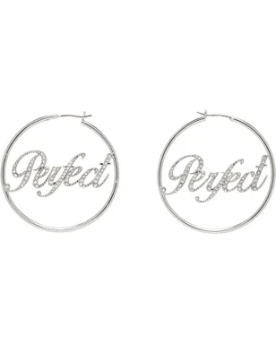 Marc Jacobs 'The Perfect Pave' フープピアス - サムネイル1