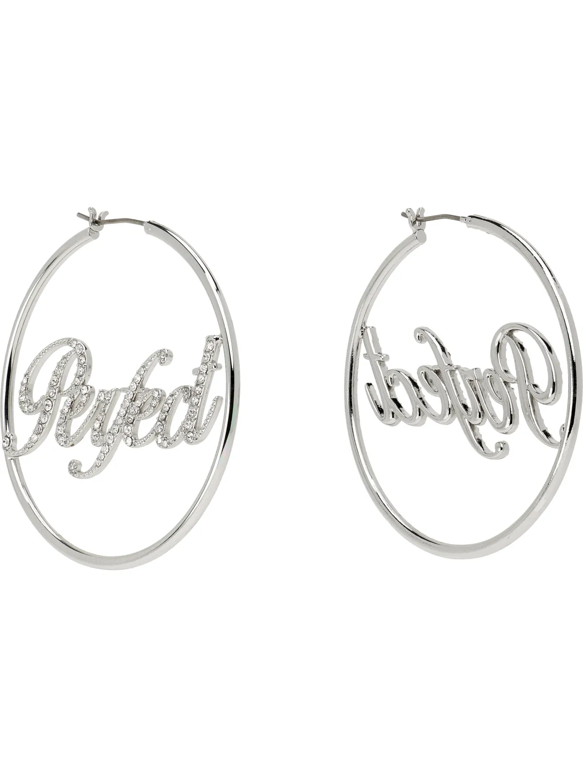 Marc Jacobs 'The Perfect Pave' フープピアス - 画像2