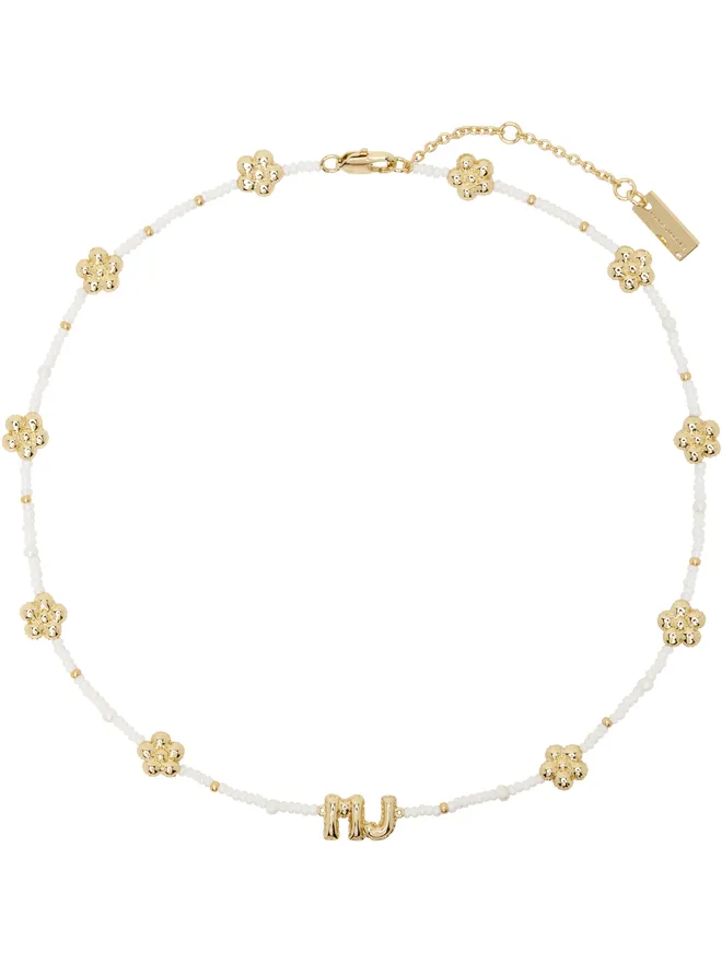 Marc Jacobs Marc Jacobs 'The Beaded MJ Balloon' ネックレスの商品画像