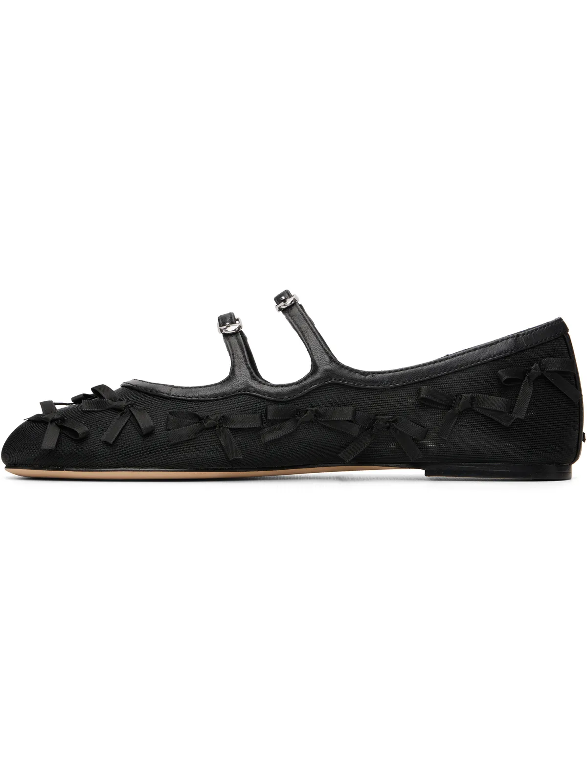 Marc Jacobs 'The Bow Mesh Kiki' バレエシューズ - 画像3