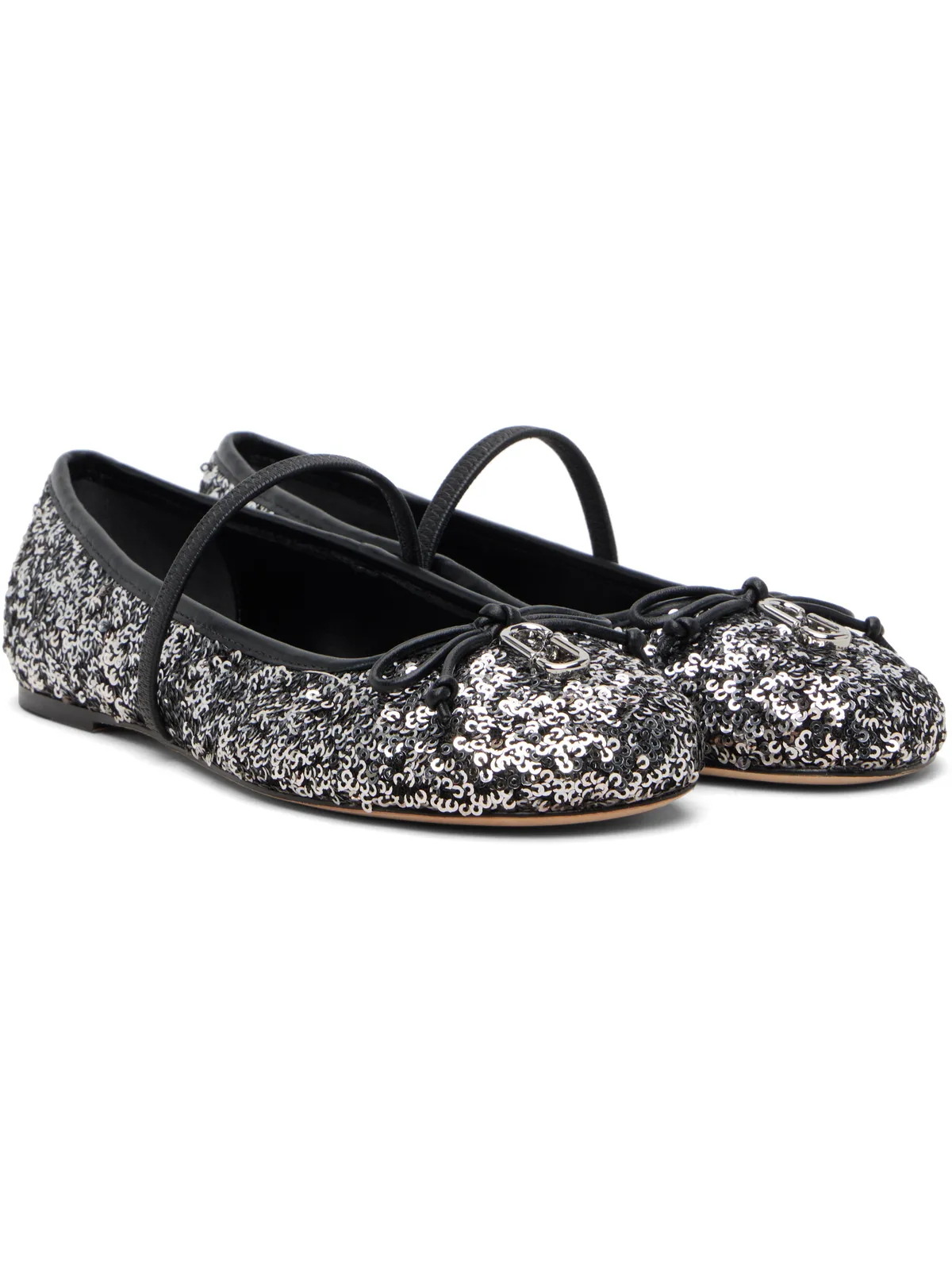 Marc Jacobs 'The Sequin Sabrina' バレエシューズ - 画像4