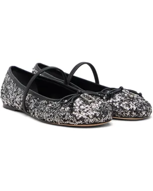 Marc Jacobs 'The Sequin Sabrina' バレエシューズ - サムネイル4