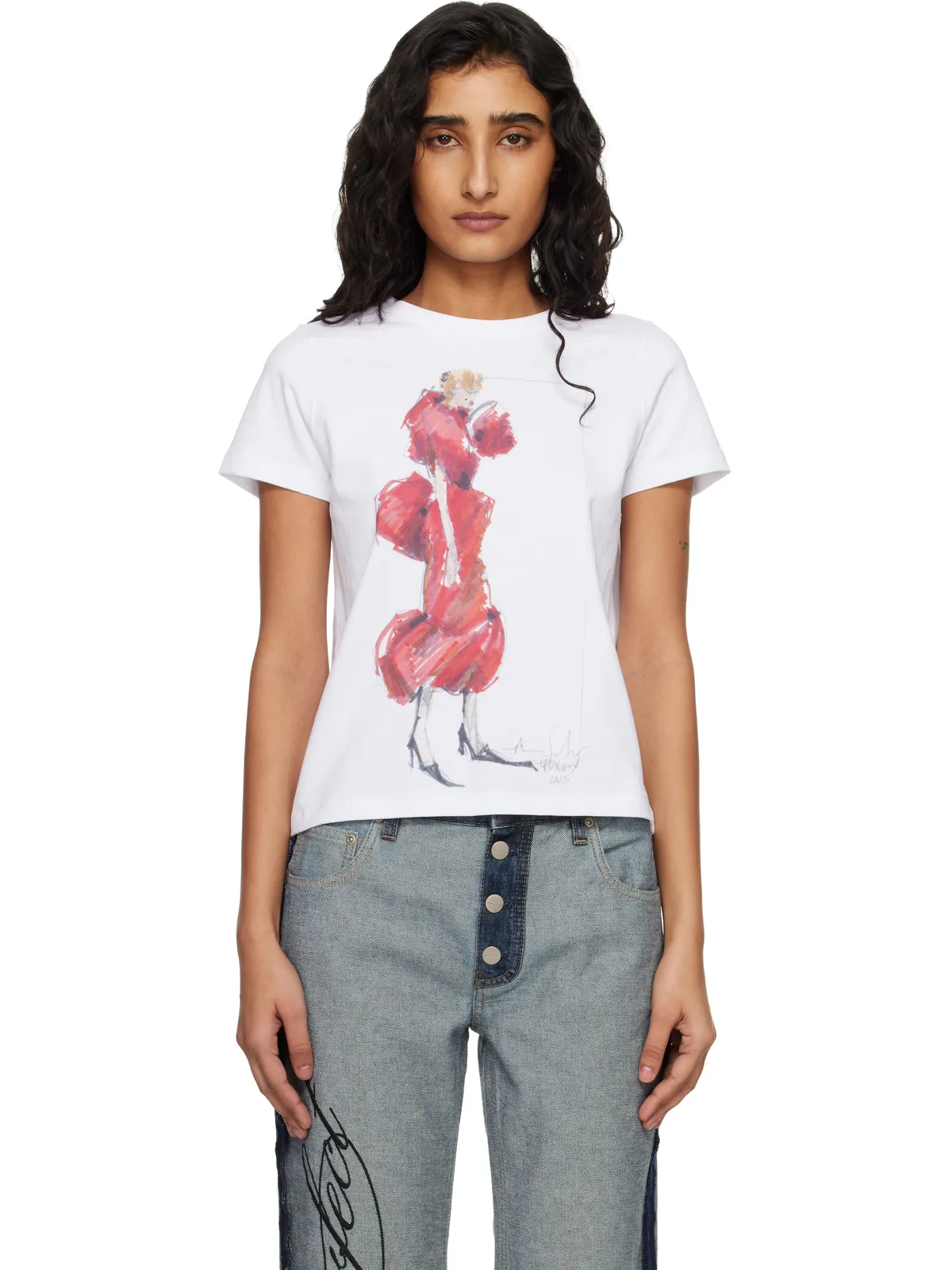 Marc Jacobs 'Look 33' ベビーTシャツ - 画像1