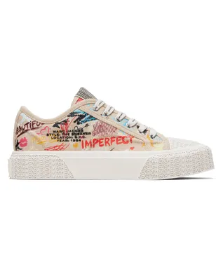 Marc Jacobs ベージュ'The Punk Scribble' スニーカー - サムネイル1