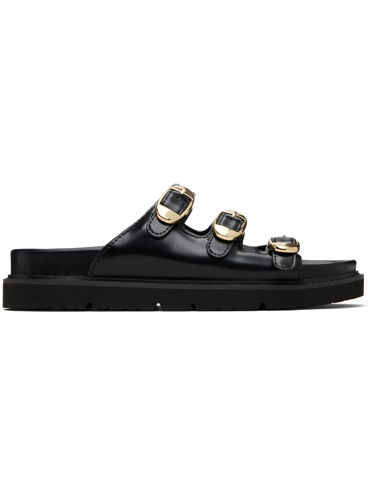 Marc Jacobs 'The Leather Kiki' スライドサンダル - 画像1