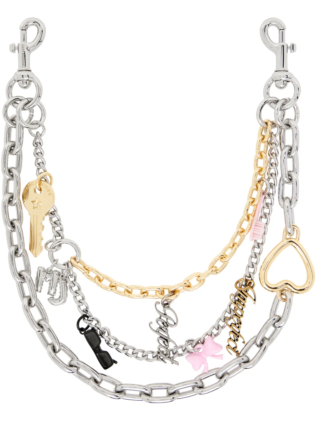 Marc Jacobs 'The Perfect Imperfect Charm Chain' ショルダーストラップ - 画像1