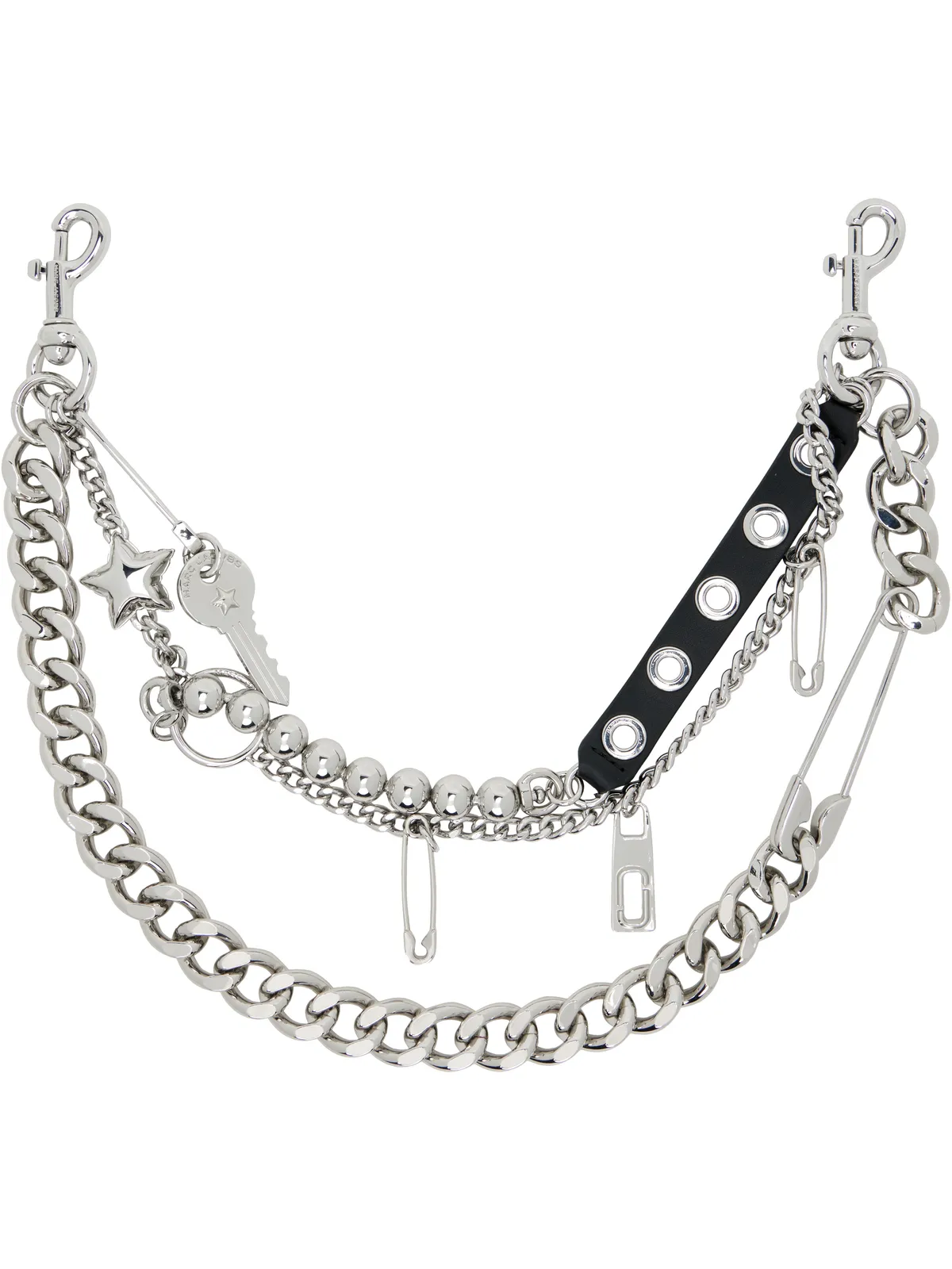 Marc Jacobs 'The Grommet Charm Chain' ショルダーストラップ - 画像1