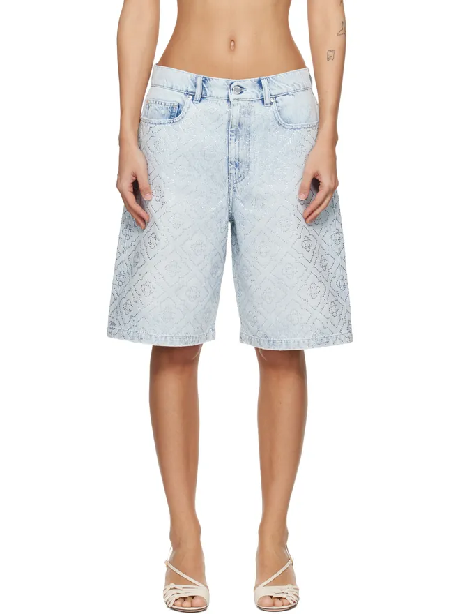 Casablanca Casablanca Hotfix Baggy デニムショートパンツの商品画像