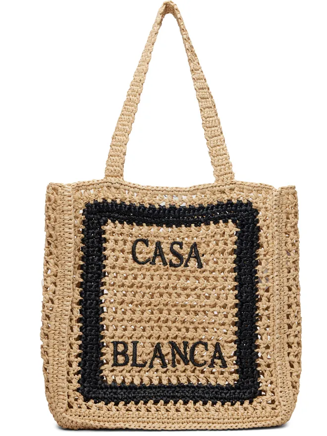 Casablanca Casablanca Raffia トートバッグの商品画像