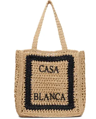 Casablanca Raffia トートバッグ - サムネイル1