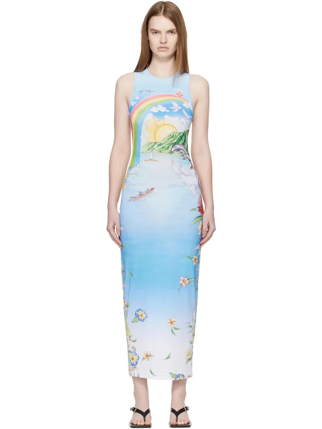 Casablanca Casablanca Graphic マキシドレスの商品画像