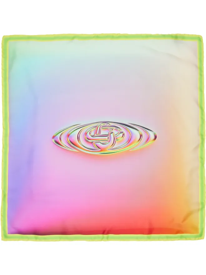 Casablanca Casablanca Glass Logo グラディエント ミディアム シルク スカーフの商品画像