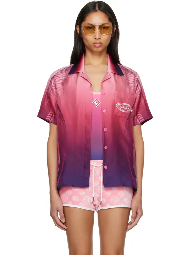Casablanca Casablanca Gradient 半袖 シルク シャツの商品画像
