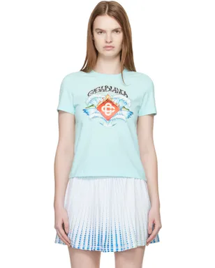 Casablanca Waves フィット Tシャツ - サムネイル1