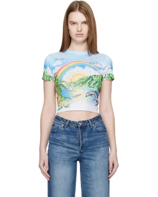 Casablanca クロップド ベビーTシャツ - サムネイル1