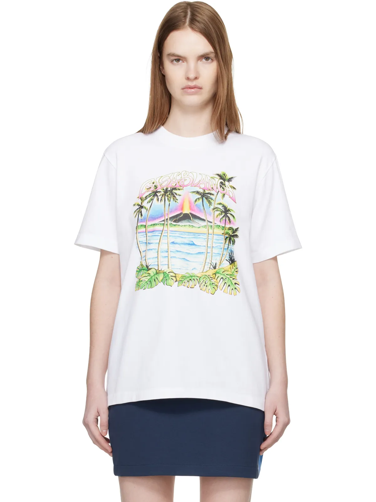 Casablanca Volcano 半袖Tシャツ - 画像1
