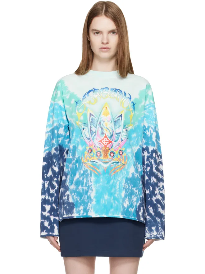 Casablanca Casablanca Surf Lotus タイダイ 長袖Tシャツの商品画像