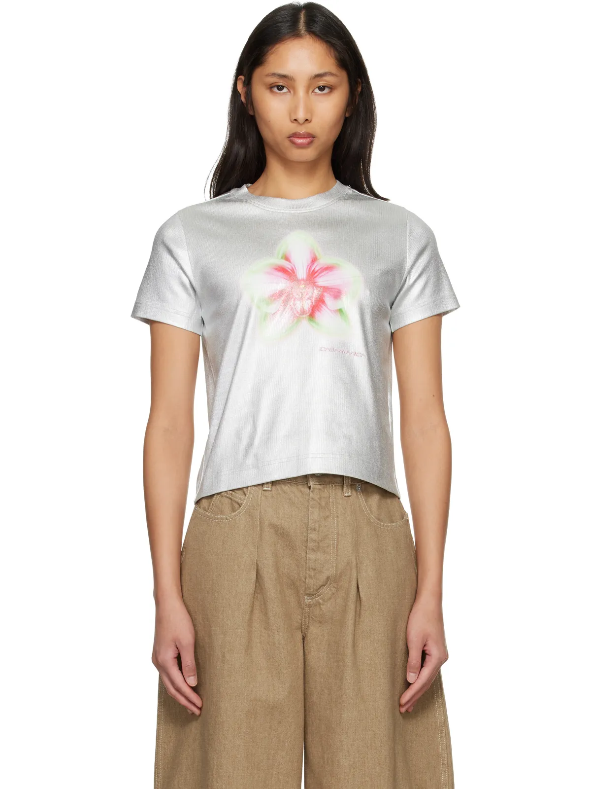 Casablanca リブ Tシャツ - 画像1