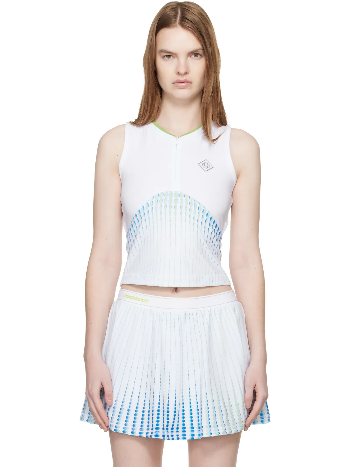 Casablanca Tennis Printed Racer トップス - 画像1