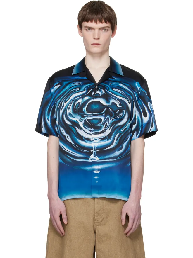 Casablanca Casablanca Warped Logo Ripple 半袖シャツの商品画像