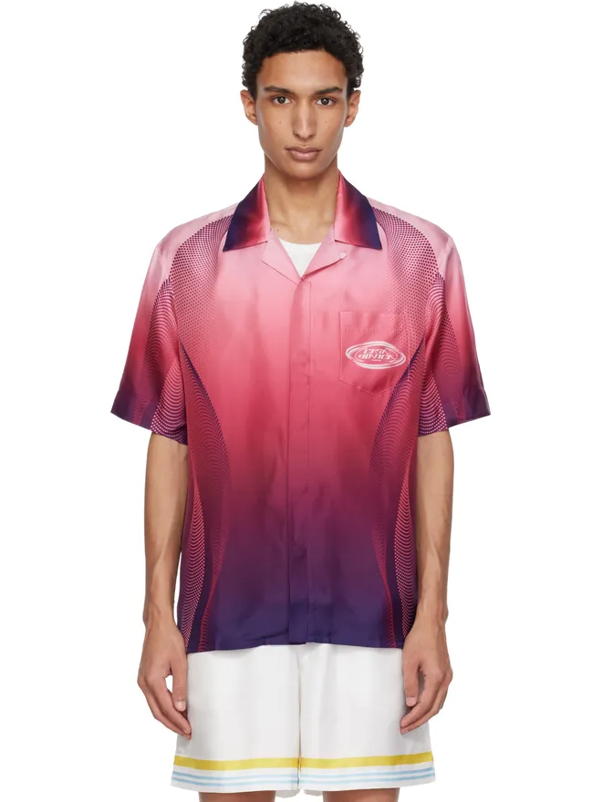 Casablanca Casablanca Gradient 半袖 シルク シャツの商品画像