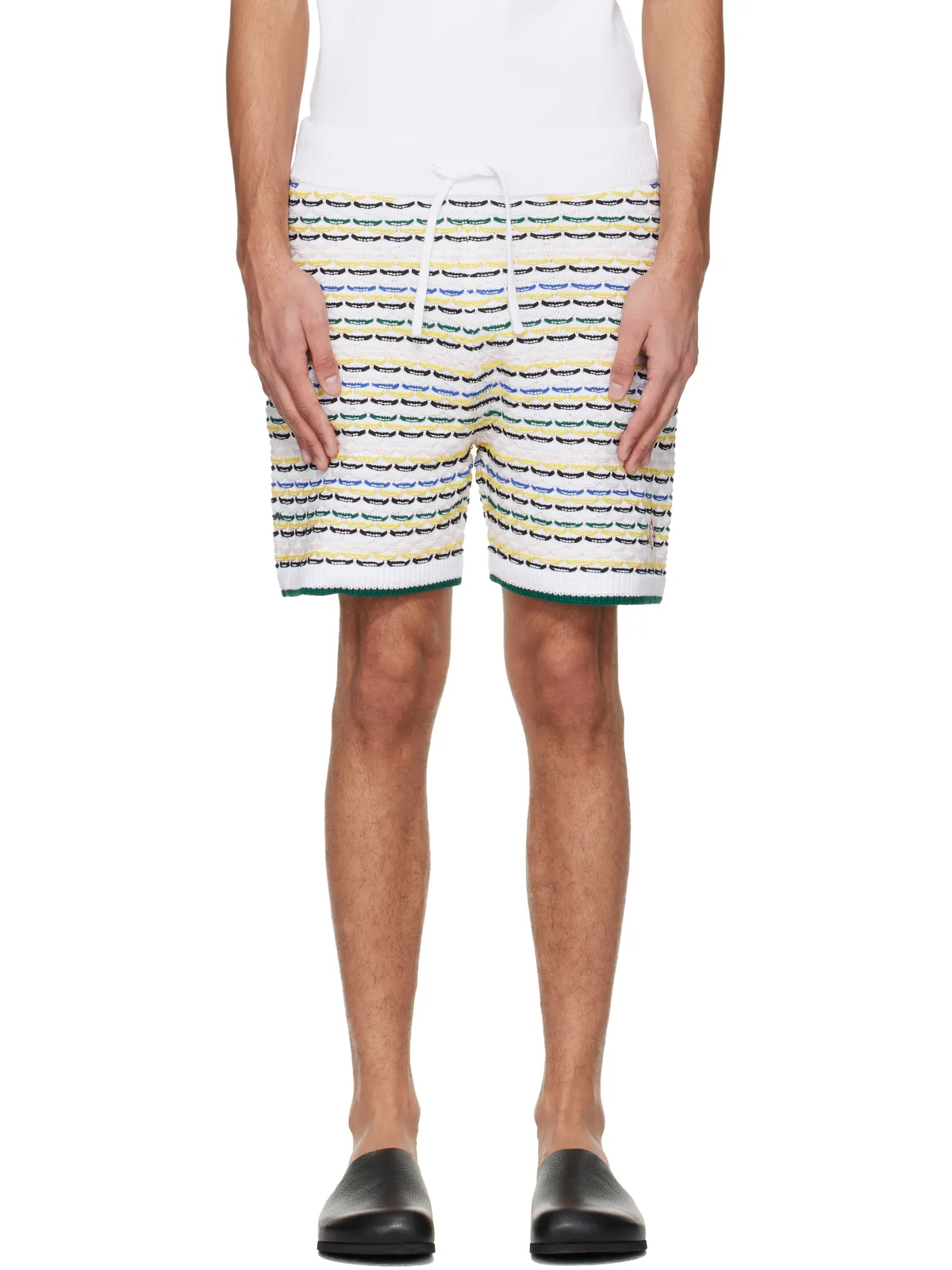 Casablanca Tuck Stitch ショートパンツ - 画像1