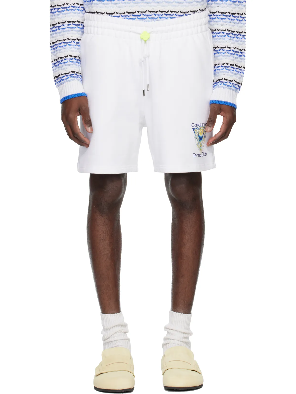 Casablanca Tennis Club Icon スウェットショートパンツ - 画像1
