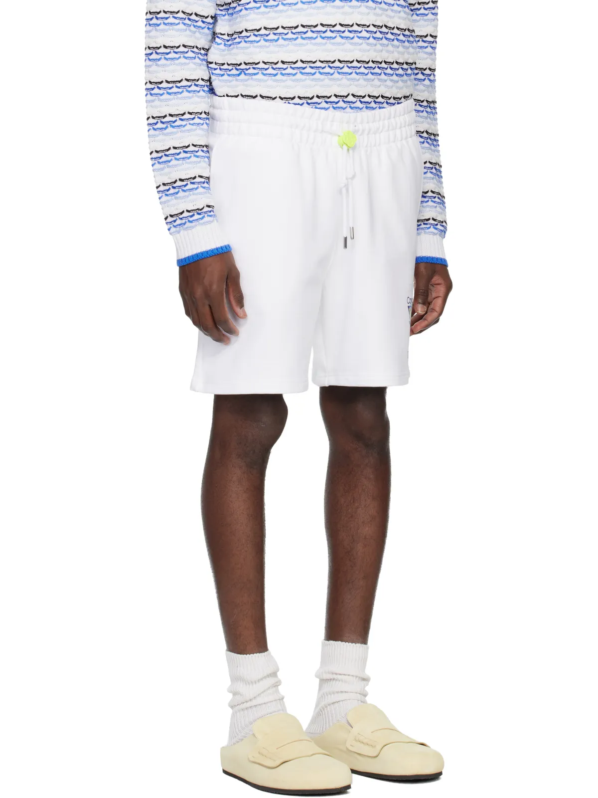 Casablanca Tennis Club Icon スウェットショートパンツ - 画像2