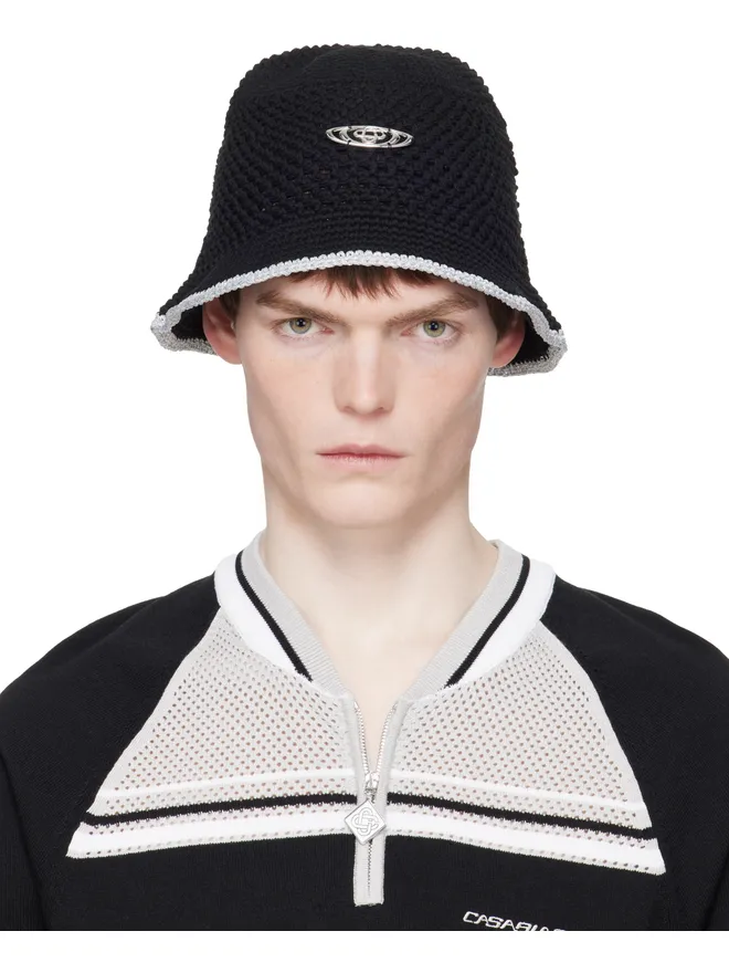 Casablanca Casablanca Warp Logo クロシェ編み バケットハットの商品画像
