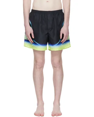 Casablanca Sporchid Printed スイムショーツ - サムネイル1