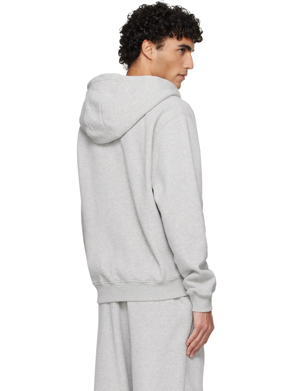 Casablanca カシミヤブレンド ジップアップフーディ - 画像3
