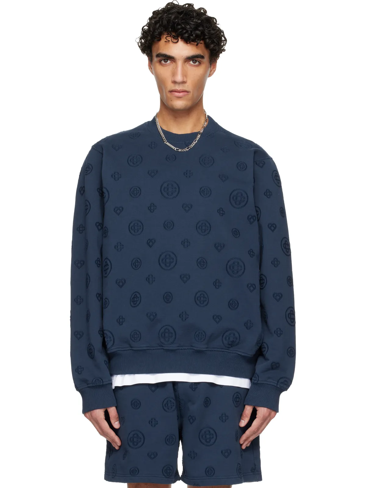 Casablanca Applique Monogram スウェットシャツ - 画像1