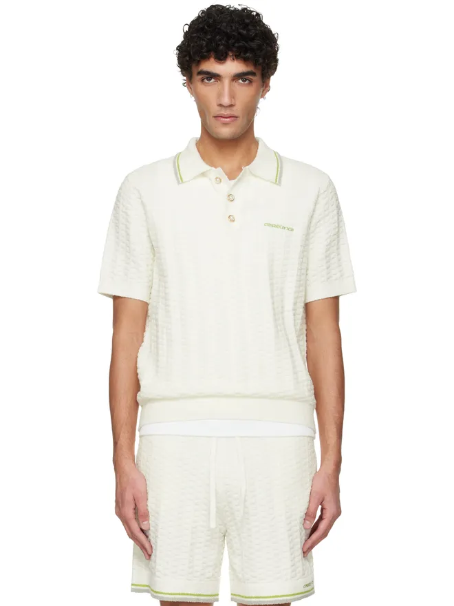 Casablanca Casablanca Tennis Boucle ニットポロシャツの商品画像