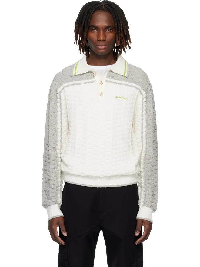 Casablanca Casablanca Tennis Boucle 長袖ポロシャツの商品画像