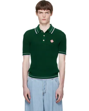 Casablanca Mock Mini クロシェ ニットポロシャツ - サムネイル1