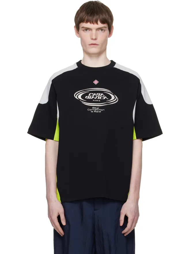 Casablanca Casablanca カラーブロック オーバーサイズ 半袖Tシャツの商品画像